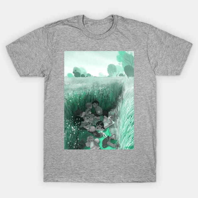 Picnic T-Shirt by AlexAdelaida